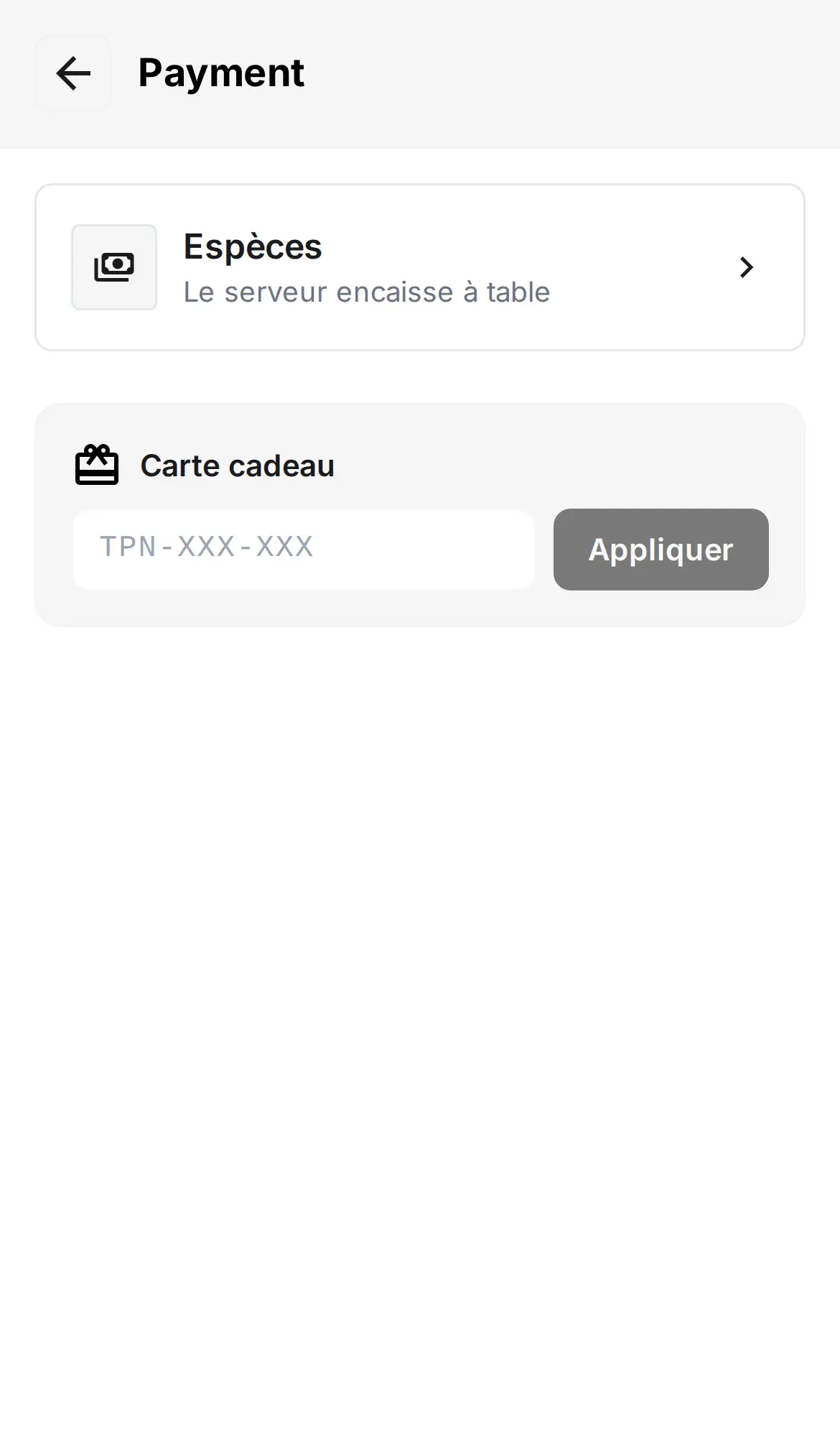 Paiement TapNpay